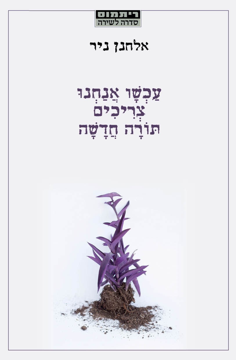 עכשיו אנחנו צריכים תורה חדשה