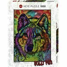 פאזל 1000 חל' - זאב צבעוני