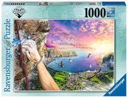 פאזל 1000 חל' - טיפוס הרים בנוף מרהיב