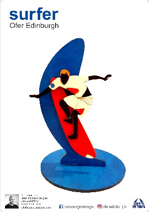 גולש גלים עץ להרכבה