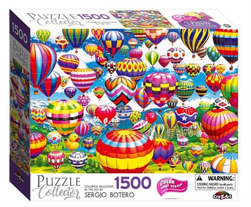 פאזל 1500 חלקים כדורים פורחים בשמיים
