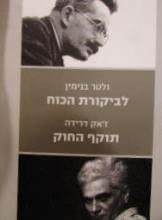לביקורת הכוח תוקף החוק