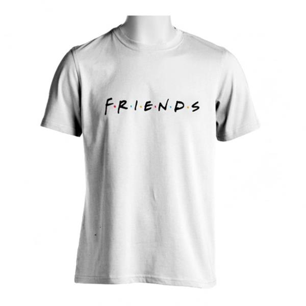 חולצת לוגו FRIENDS לבנה - מידה L