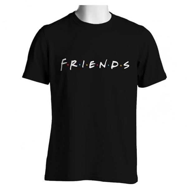חולצת לוגו FRIENDS שחורה - מידה M