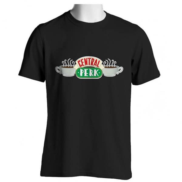 חולצת לוגו Central Perk שחורה - מידה M