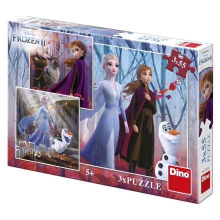 פאזל 3X55 חל' - FROZEN 2