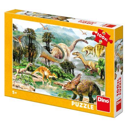 פאזל 100 חל' - ממלכת הדינוזאורים