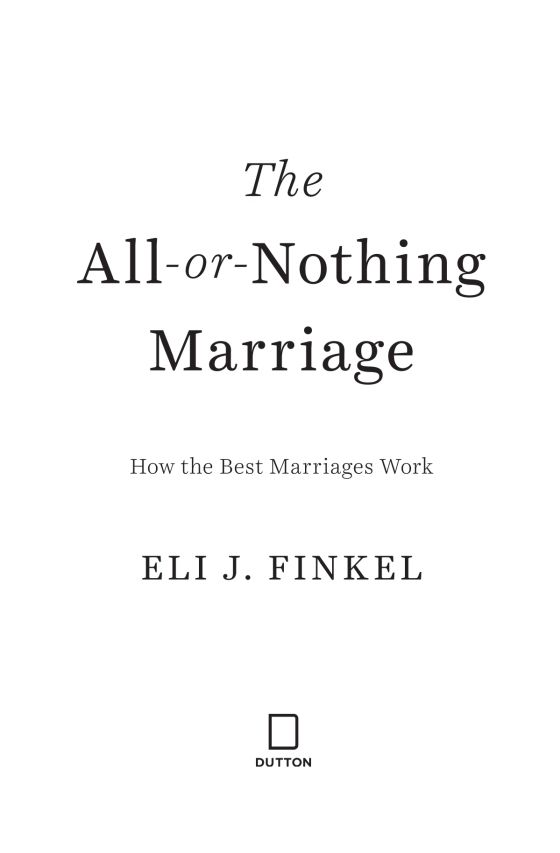 THE ALL OR NOTHING MARRIAGE PB US