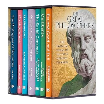 THE GREAT PHILOSOPHERS - 7  HARDBACK CLOTHOUND BOO