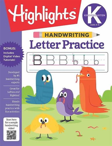 HIGHLIGHTS HANDWRITING LETTER PRACTICE K