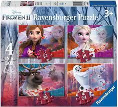 ארבעה פאזלים בקופסא - FROZEN 2