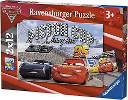 CARS 3 פאזל 2X12 חלקים משחק