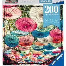 פאזל 200 חל' - אוסף מטריות פתוחות