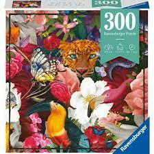 פאזל 300 חל' - נמר בין פרחים