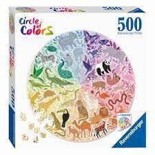 פאזל 500 חל' - עגול - בעלי חיים