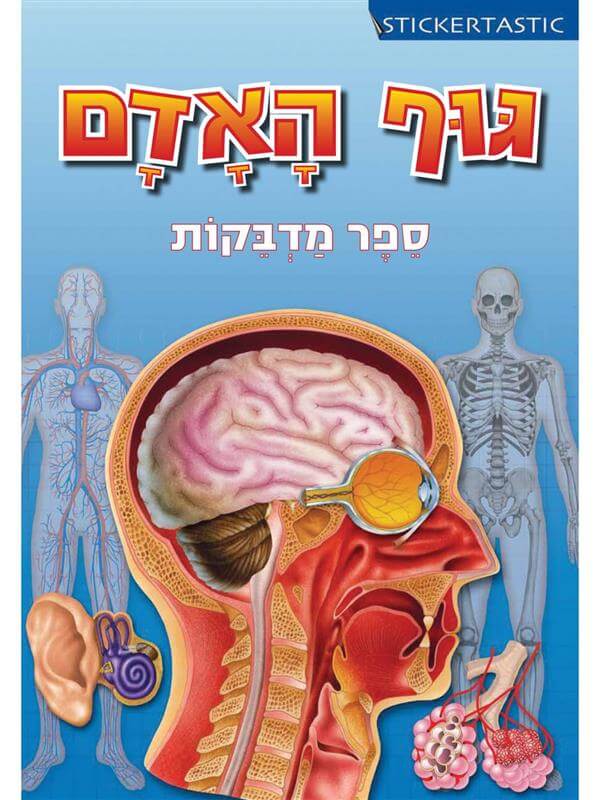 גוף האדם - ספר מדבקות