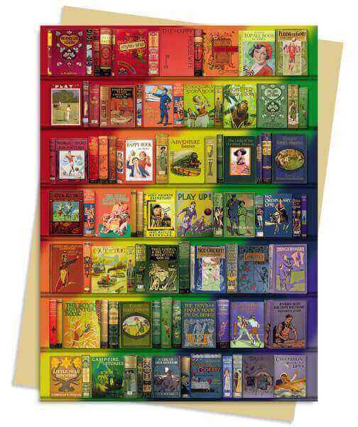 כרטיס ברכה צומת RAINBOW BOOKSHELF