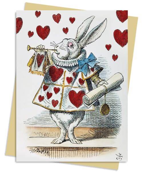 כרטיס ברכה צומת THE WHITE RABBIT