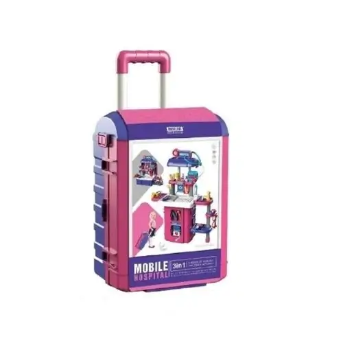 טרולי נפתחת לשולחן פעילות מרפאה 38 חלקים