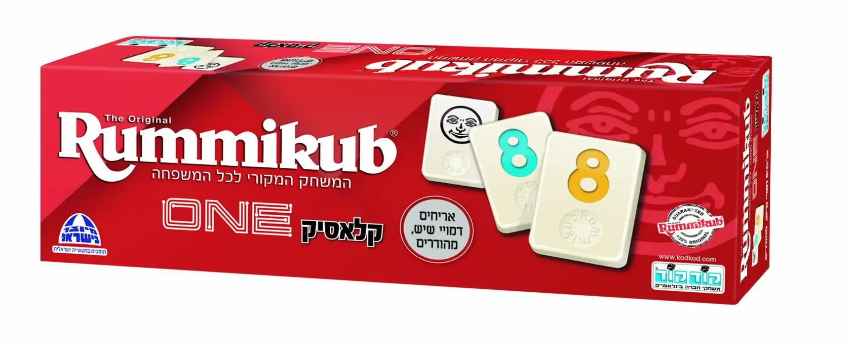 משחק רמיקוב CLASSIC ONE אדום אבני דמוי שיש