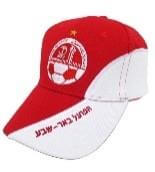 כובע מצחייה אדום לבן לוגו הפועל באר שבע (10)