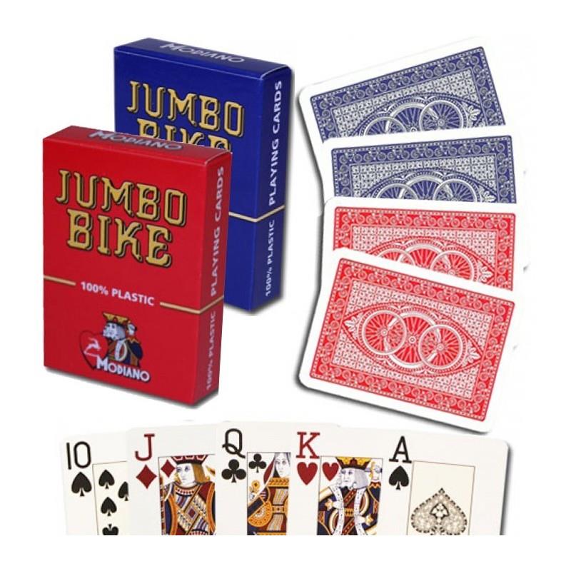 קלפי פוקר מקצועיים  (JUMBO BIKE)