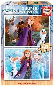 פאזל עץ 2X50 חל' - FROZEN 2