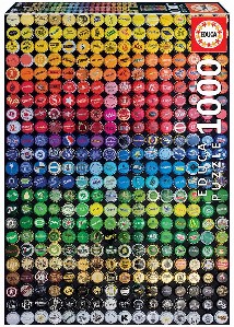 פאזל 1000 חלקים - קולקציית פקקים צבעונית