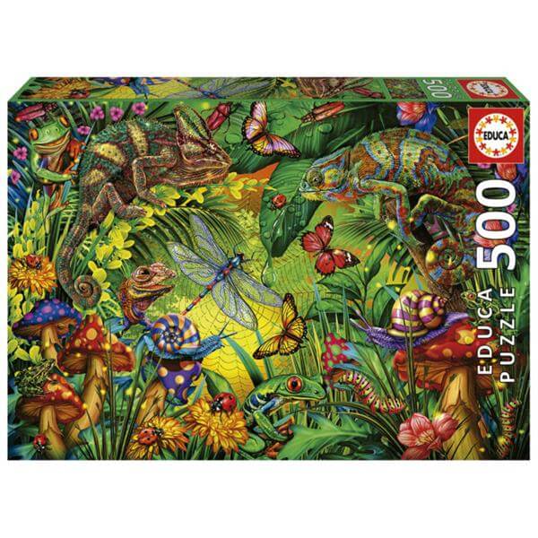 פאזל 500 חל' - יער צבעוני