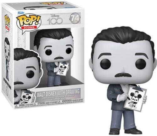 POP Icons: D100- Walt w/drawing