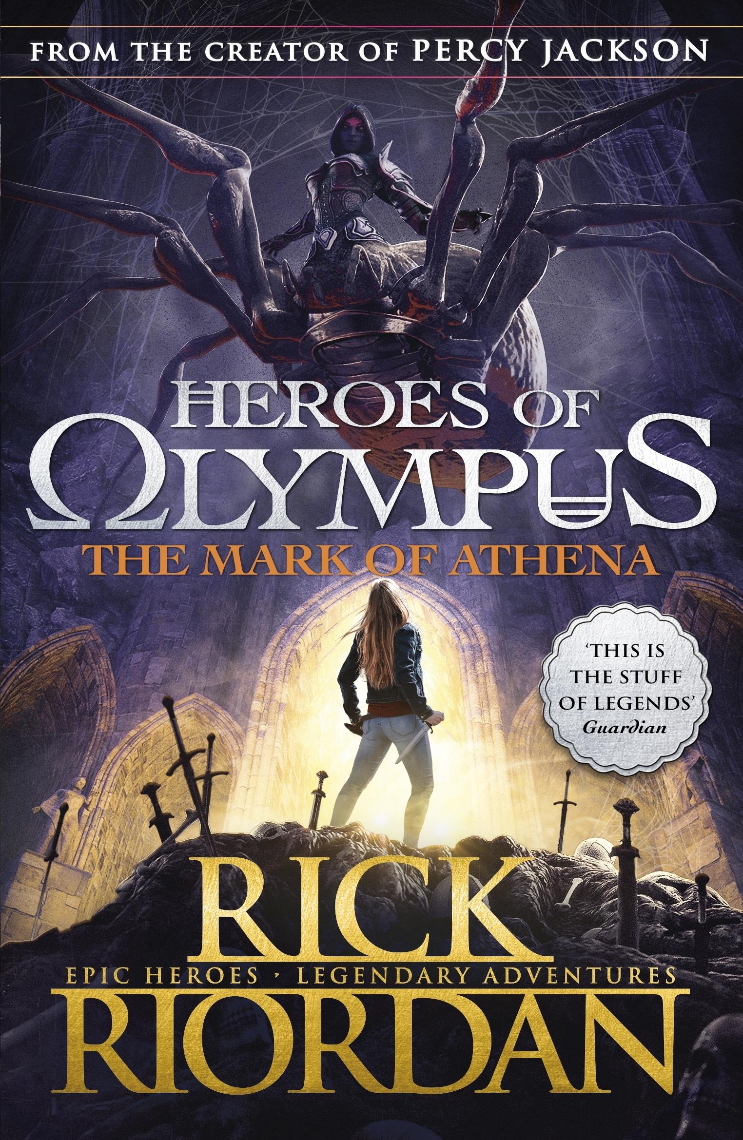 HEROES OF OLYMPUS 3-THE MARK OF ATHENA PB