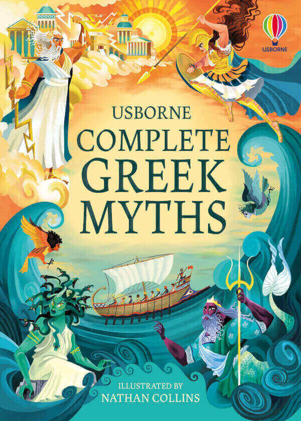 COMPLETE GREE K MYTHS- AN ILLUSTRATED BOOK