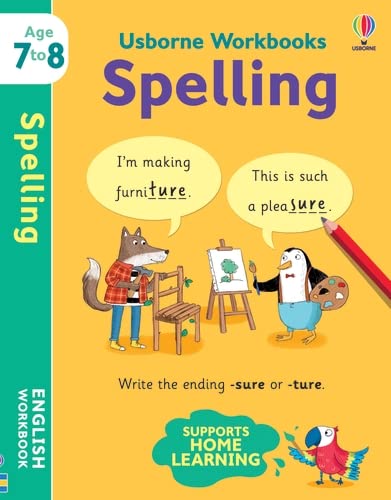 USBORNE WORKBOOKS SPELLING 7-8