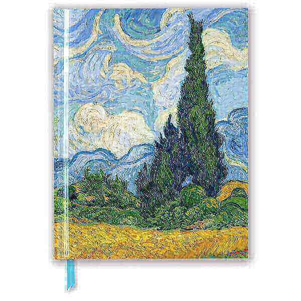 LUXURY SKETCH BOOK VAN GOGH WHEAT FIELD WITH