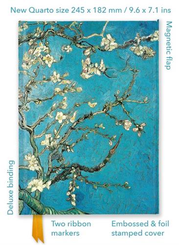 ALMOND BLOSSOM FOILED QUARTO JOURNAL