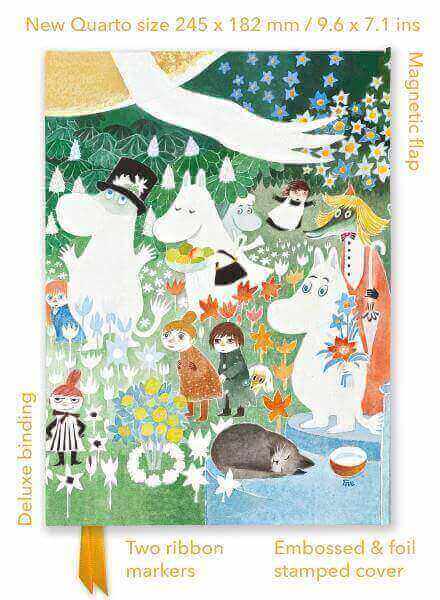 MOOMIN- FOILED QUARTO JOURNAL