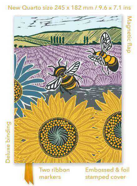 SUNFLOWER FIELDS - QUARTO JOURNAL