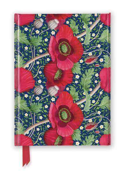 FOILED JOURNAL - RED POPPIES