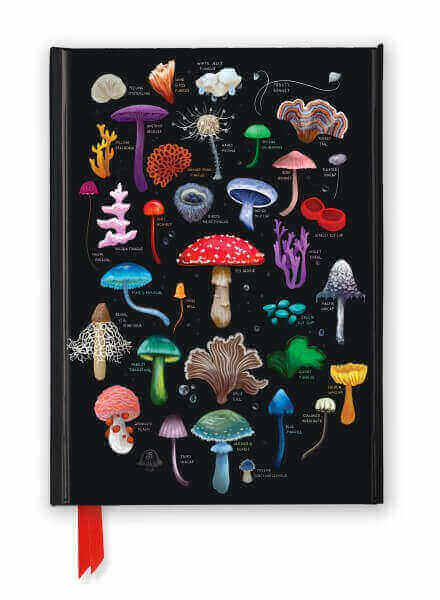FOILED JOURNAL -  MUSHROOMS  AND FUNGI